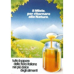 Manifesto 'Il miele per ritornare alla natura' 700x1000 mm