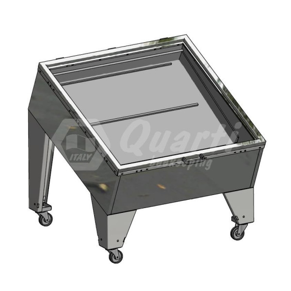 SCERATRICE solare INOX cm 100 x 100