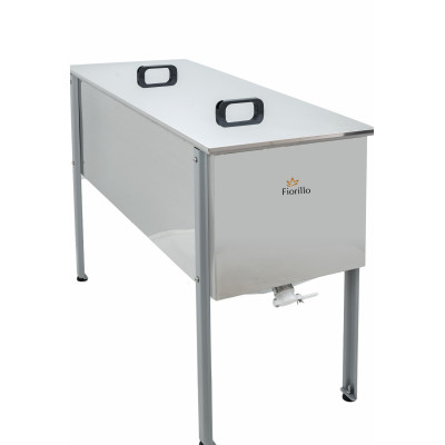 BANCO PER DISOPERCOLARE INOX,(cm125X48X41)