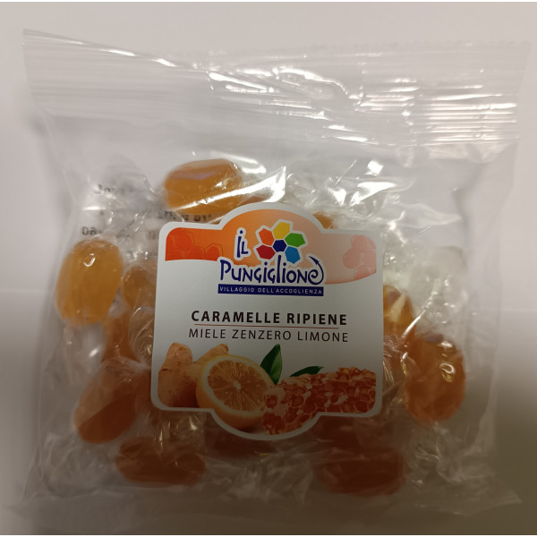 CARAMELLE RIPIENE MIELE ZENZERO LIMONE 100 G