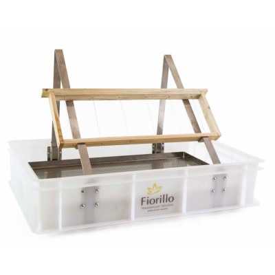 Banco disopercolatore da tavolo (BUDGET), vasca in plastica alimentare 600x400x130 mm