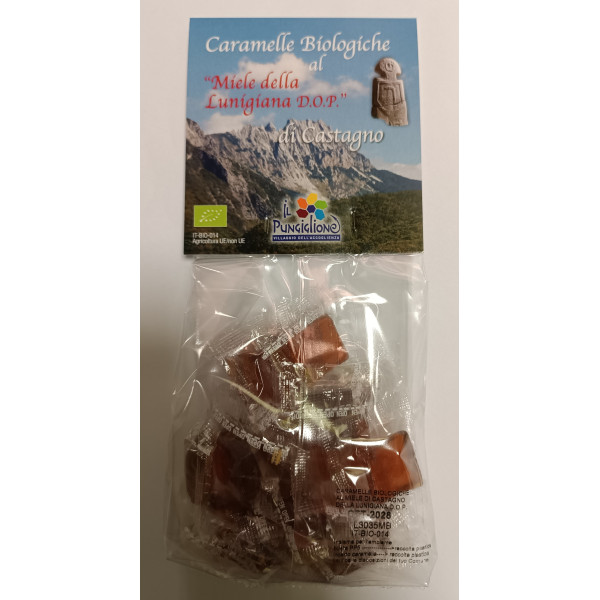 CARAMELLE BIO AL MIELE LUNIGIANA BIO DOP 100g
