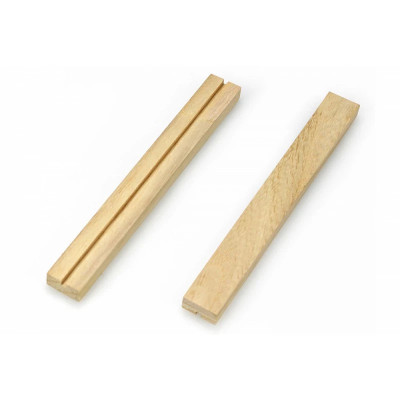 STECCA IN LEGNO CON GUIDA PER FOGLIO CEREO