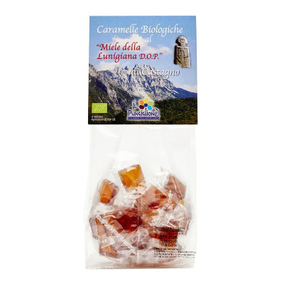 caramelle bio al miele della Lunigiana Bio-DOP