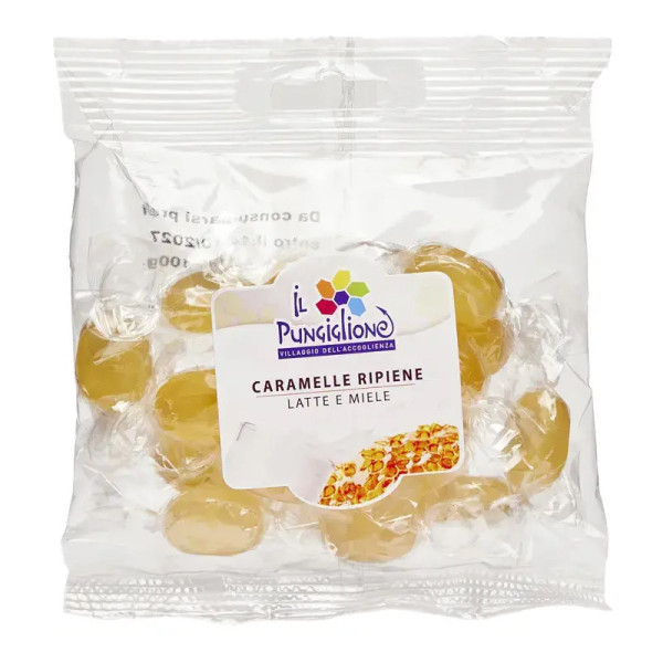 CARAMELLE RIPIENE LATTE E MIELE 100 G