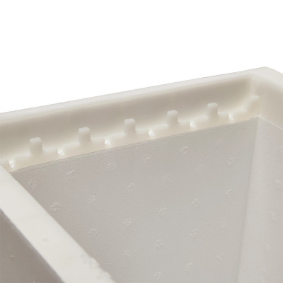 CASSETTINO IN POLISTIROLO RINFORZATO CON INSERTI IN PLASTICA 6 FAVI