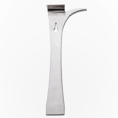 Leva con sperone , in acciaio inox