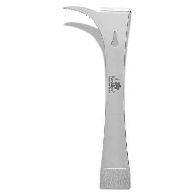 Leva con sperone , in acciaio inox