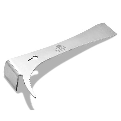 Leva con sperone , in acciaio inox
