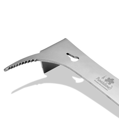 Leva con sperone , in acciaio inox